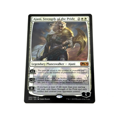 MTG M20 Ajani, Strength of the Pride #2 Magic The Gathering Card NM - Image 1