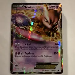 Pokemon Mewtwo EX 54/113 Legendary Treasures Ultra Rare Holo English Card - Image 1