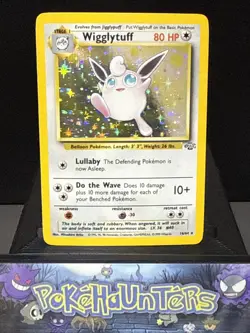 Pokemon Card Wigglytuff 16/64 Rare Holo Jungle Set WOTC Light Play - Image 1