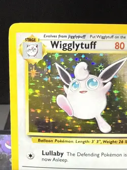 Pokemon Card Wigglytuff 16/64 Rare Holo Jungle Set WOTC Light Play - Image 3