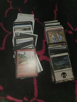 Magic The Gathering Approx 300 Cards Vintage 90s No Other Info Random - Image 3