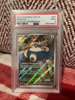 Pokemon TCG Snorlax SV Black Star Promos Scarlet and Violet Card 51 - Image 1