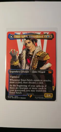 Emet-Selch, Unsundered (Borderless) Final Fantasy Regular Magic the Gathering - Image 1