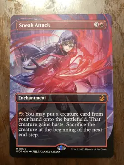 Sneak Attack (Anime Borderless) Wilds of Eldraine: Enchanting Tales Regular - Image 1