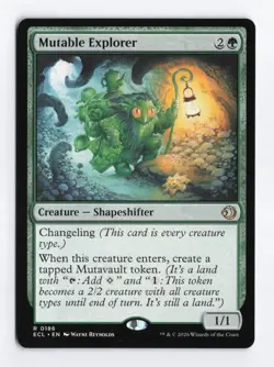 Mutable Explorer #186 Rare - Lorwyn Eclipsed MTG ECL PACK FRESH - Image 1
