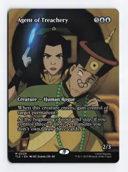 Agent of Treachery Borderless #9 Mythic - MTG TLE Avatar Eternal Legal - Image 1