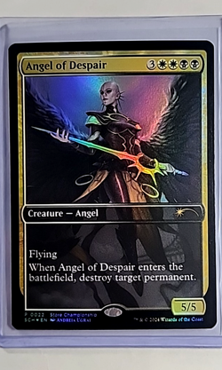 MTG Magic the Gathering Game Day Store Championship Promo Foil Angel of Despair - Image 1