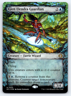 Glen Elendra Guardian Showcase FOIL - Lorwyn Eclipsed MTG - Image 1
