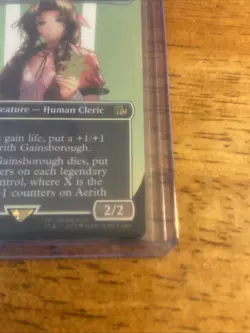 MTG Aerith Gainsborough (Borderless Foil) Final Fantasy 0374 FFVII FF7 NM - Image 3
