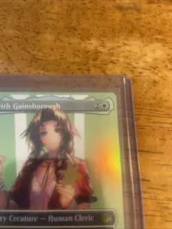 MTG Aerith Gainsborough (Borderless Foil) Final Fantasy 0374 FFVII FF7 NM - Image 4
