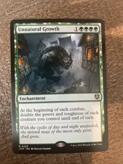 Unnatural Growth (REGULAR) x1 MTG Innistrad Remastered INR #223 NM Free Shipping - Image 1