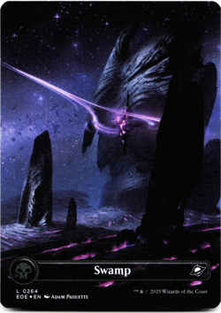 Swamp (264) (Borderless) - Foil - Edge of Eternities - MTG Magic NM/M 💀 - Image 3