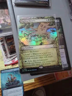 Mtg Sapling Nursery Borderless Foil Extended Art ! - Image 2
