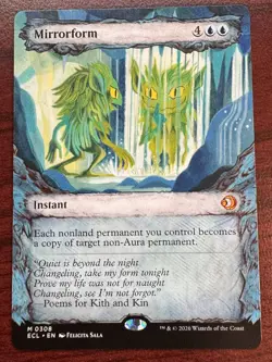 Mirrorform (Showcase) - MTG Lorwyn Eclipsed - NM/Near Mint - Image 1