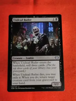 MTG Innistrad Crimson Vow - Undead Butler #133 - Unplayed Mint+ - Image 1