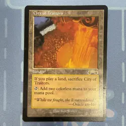City of Traitors - RARE - Exodus - Magic the Gathering Vintage 1998 WOTC - Image 1