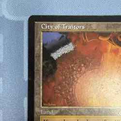 City of Traitors - RARE - Exodus - Magic the Gathering Vintage 1998 WOTC - Image 2