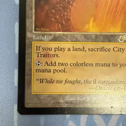 City of Traitors - RARE - Exodus - Magic the Gathering Vintage 1998 WOTC - Image 5