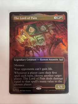 The Lord of Pain (Borderless) Commander: Duskmourn: House of Horror Foil #3 M - Image 1