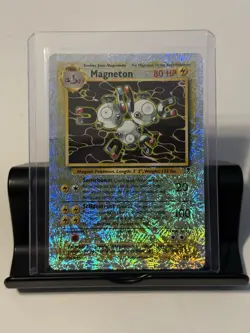 Pokemon TCG Magneton Reverse Holo Card Legendary Collection 28/110 - LP/MP! - Image 1