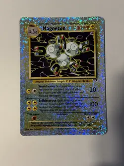 Pokemon TCG Magneton Reverse Holo Card Legendary Collection 28/110 - LP/MP! - Image 2