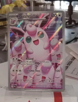 POKEMON PHANTASMAL FLAMES WIGGLYTUFF 105/094 ME02 ILLUSTRATION RARE HOLO - Image 1