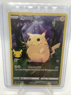 Pokemon Pikachu TCG Celebrations Card 005/025 NM/LP Condition - Image 1