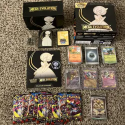 POKEMON TCG MEGA EVOLUTION GARDEVOIR ETB w/ PROMO ACCESSORIES & Hits & Bulk - Image 1