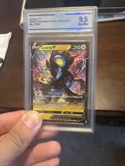 Pokemon Astral Radiance Ultra Rare Luxray V 050/189 CGC 10 (9.5) Gem Mint - Image 1