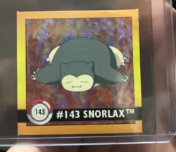 Pokemon 1999 Snorlax Sticker Set 1 #143 - Image 1