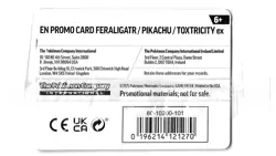 Pokemon Sealed Feraligatr Illustration Contest 2024 Promo 213 Pikachu Toxtricity - Image 2
