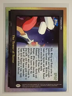 Pokemon Topps TV Animation Series EP22 The Tower of Terror Non Holo - Image 2