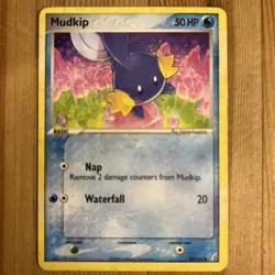 Mudkip - 58/100 - Common HP English Pokemon EX Crystal Guardians - Image 1