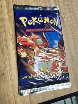 Pokemon 1st Edition Base Set Spanish Factory Sealed Booster Pack Charizard 21g - Image 4