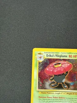 Pokemon TCG WOTC Gym Heroes Erikas Vileplume 5/132 Holo Rare Unlimited LP - Image 4