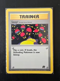 Pokemon Trainer Sleep! 79/82 Team Rocket Vintage WOTC Common - Image 1