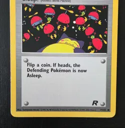 Pokemon Trainer Sleep! 79/82 Team Rocket Vintage WOTC Common - Image 4