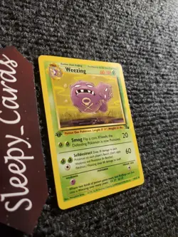 Pokemon - Fossil Set - Weezing 45/62 - 1st Edition Condition (MP) - Image 3