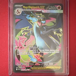 Pokemon Mega Charizard X EX 109/094 Ultra Rare Holo Full Art Phantasmal Flames - Image 1