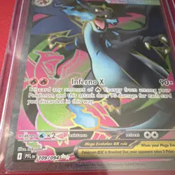 Pokemon Mega Charizard X EX 109/094 Ultra Rare Holo Full Art Phantasmal Flames - Image 3