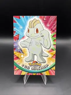 Machop #66 1999 Topps Pokemon TV Animation Edition - Image 1