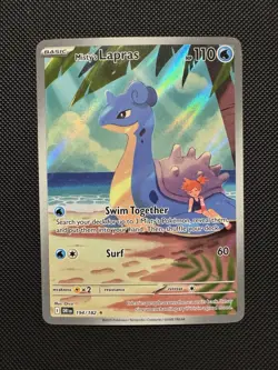 Pokemon TCG Misty’s Lapras 194/182 SV10: Destined Rivals Illustration Rare NM - Image 1