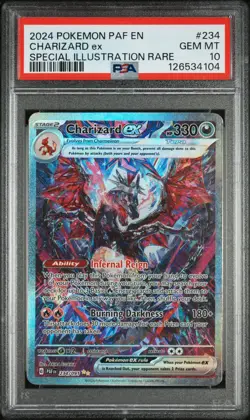 Charizard EX 234/091 Special Illustration Rare Pokemon PSA 10 - Image 1