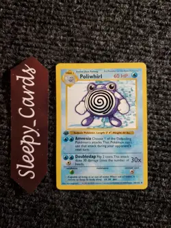 Poliwhirl Pokemon 1st Edition Shadowless 38/102 WOTC 1999 NM - Image 1