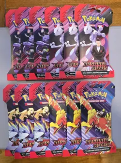 Pokemon Destined Rivals Sleeved Booster Packs X12 - Image 1