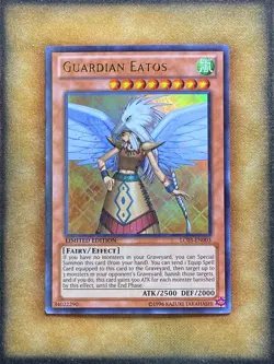 Yugioh Guardian Eatos LC03-EN003 Ultra Rare Limited Edition LP - Image 1