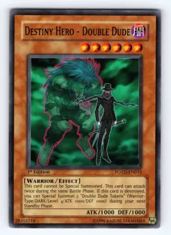 Yugioh Destiny Hero POTD-EN012 1st Edition Super Rare - NM 💎 - Image 1