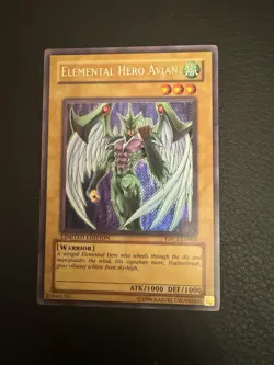 Elemental Hero Avian EHC1-EN001 Secret Rare Limited Edition Yugioh - Image 5