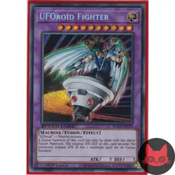 Yugioh UFOroid Fighter SGX2-ENE10 Secret Rare 1st Edition NM - Image 1