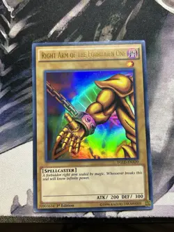 Right Arm of the Forbidden One YGLD-ENA20 King of Games: 1st Edition - Image 1
